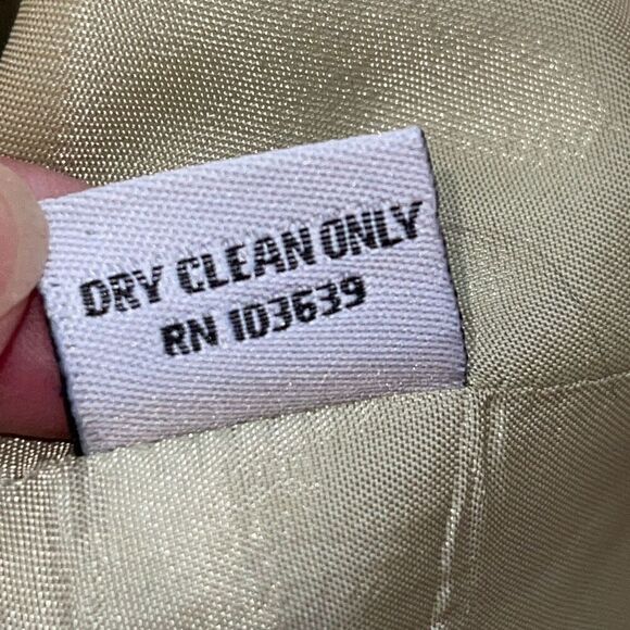 Trousers Etc. Womens‎ Linen Blend Button Front Notch Blazer Size 10 - Picture 8 of 11